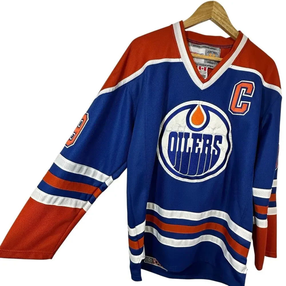 Wayne Gretzky Edmonton Oilers CCM Vintage Hockey Jersey Size 50 (Large) Adult - Picture 3 of 16